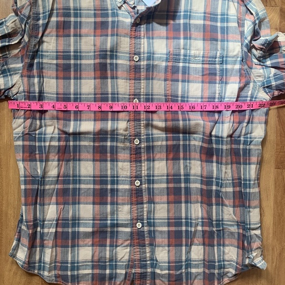 Mens Clear Water Outfitters Plaid Button Up Shirt Size Large - Picture 3 of 6